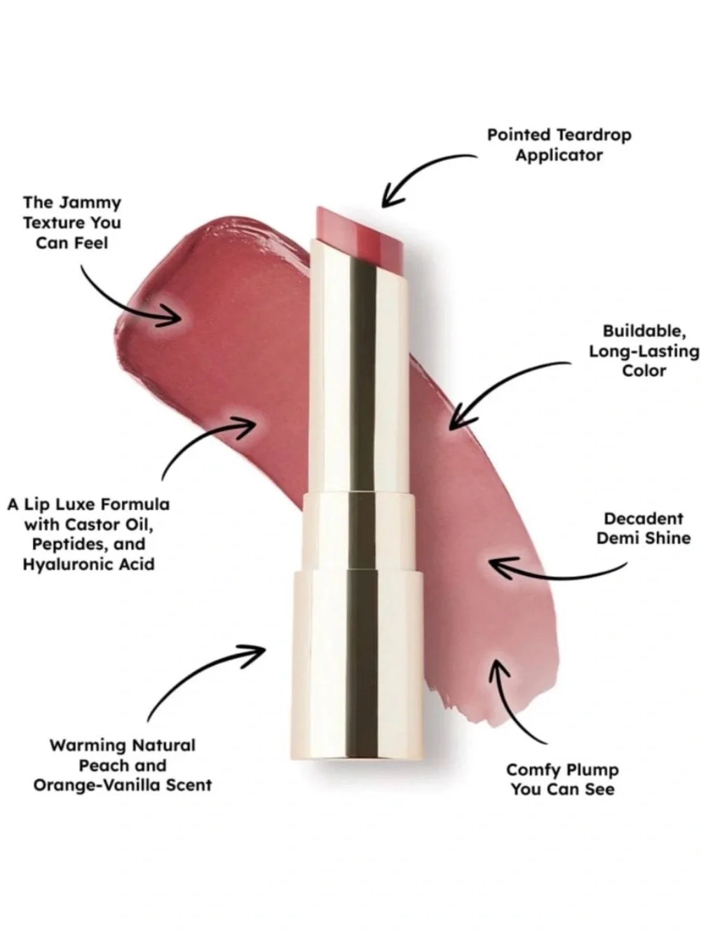olis Jam Jam Lip Plumping Lipstick Melt — Rhubarb Pie